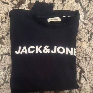 Jack & Jones Men's Navy Crewneck Sweater